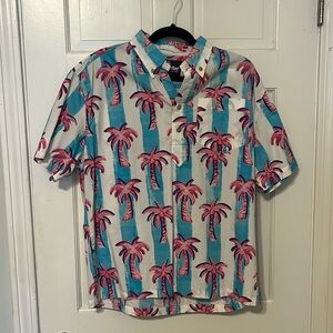 Chubbies “The Nutter” Quarter-Button shirt, size M